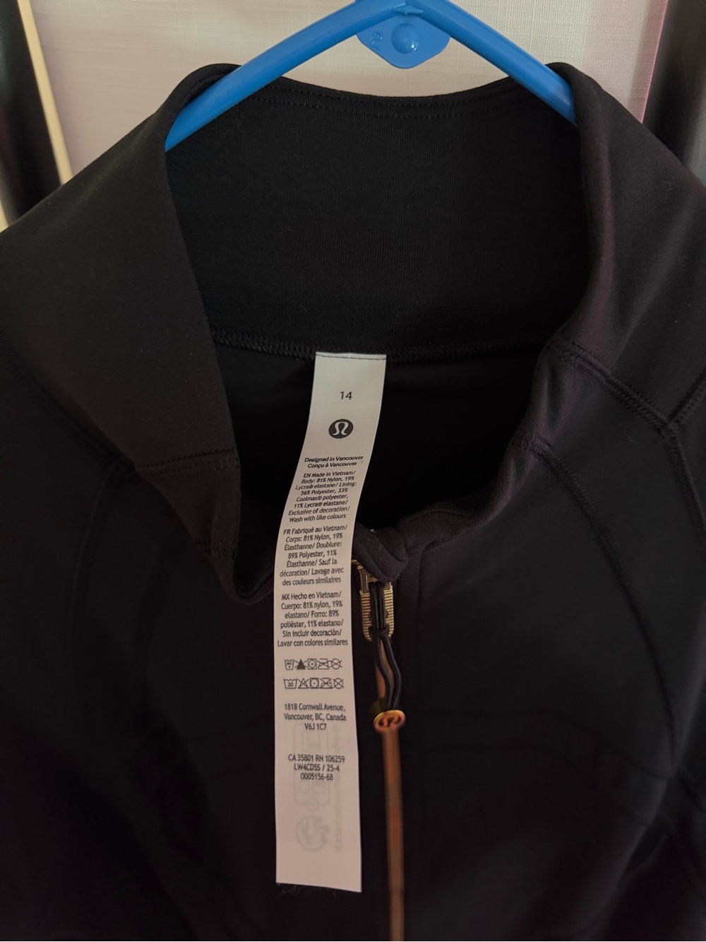 Lululemon Define Jacket Nulu - Black/Gold - Picture 3 of 4